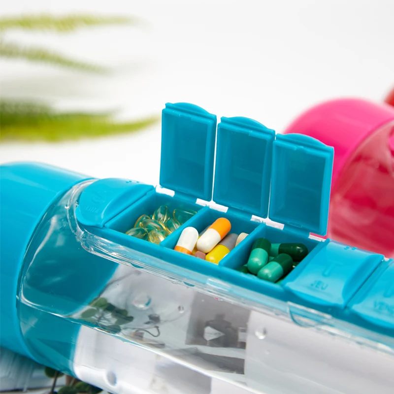 2 in 1 Pill Box Cup