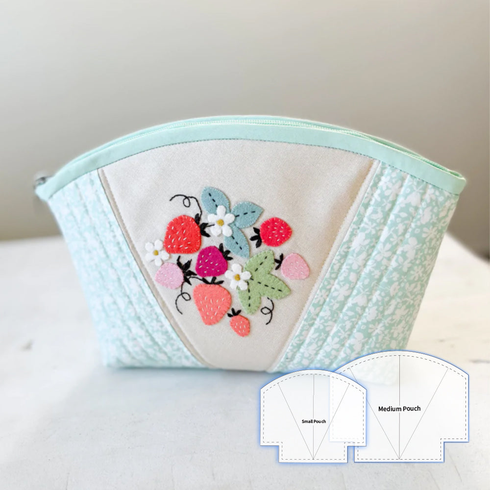 Scallops Zip Pouch Template Set (2PCS)