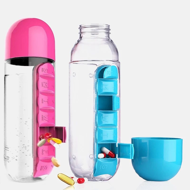 2 in 1 Pill Box Cup