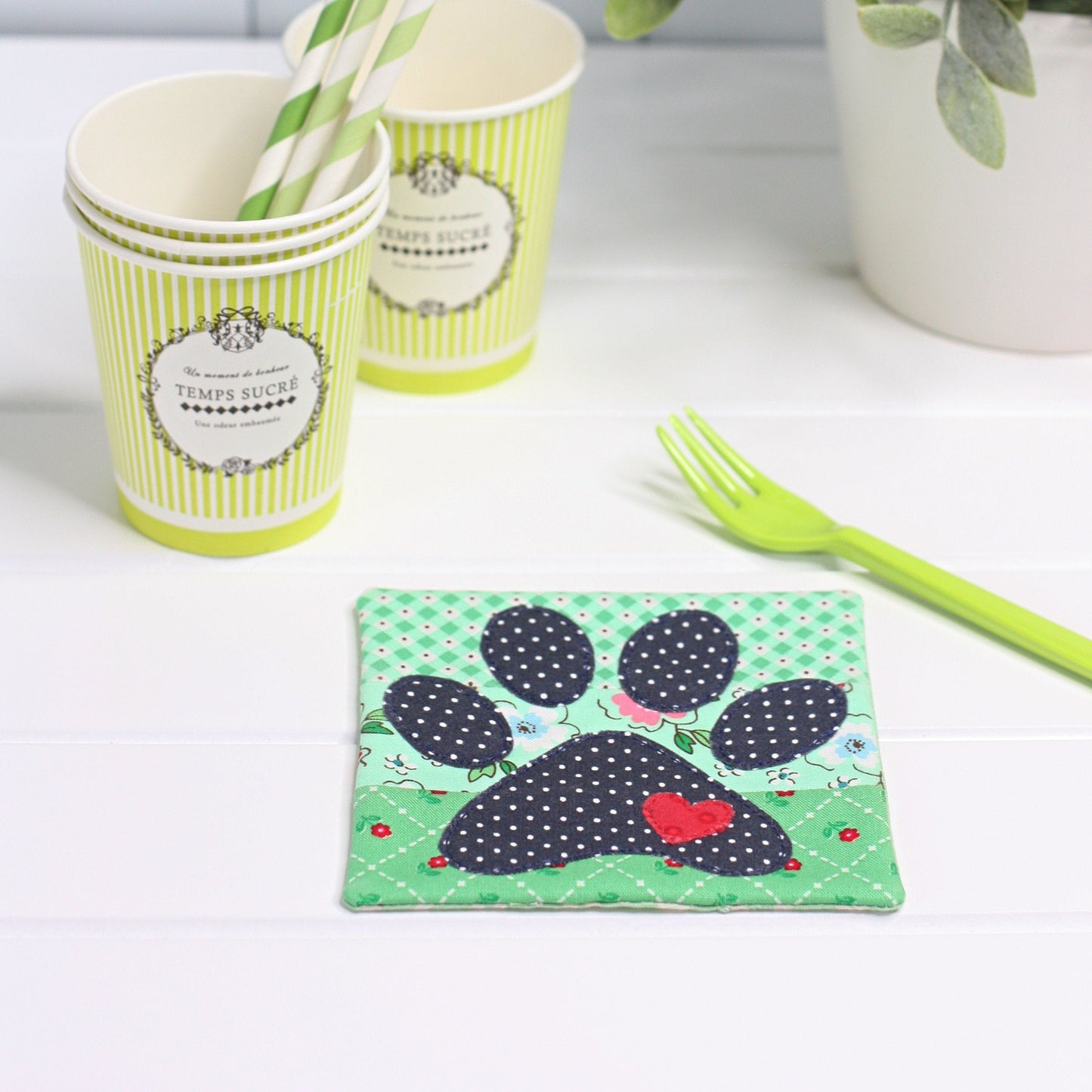 Puppy Paw Template Set