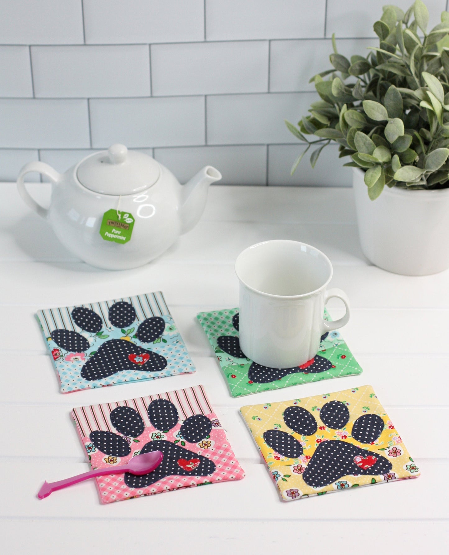 Puppy Paw Template Set