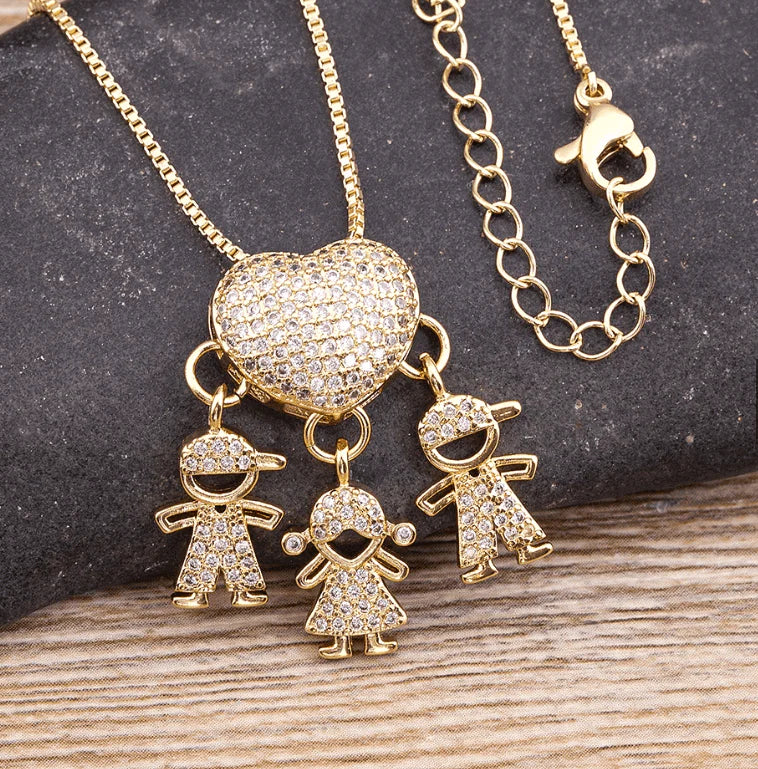 18k Gold Plated - Mother's Love Necklace