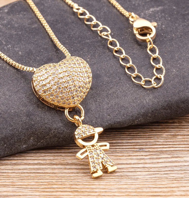 18k Gold Plated - Mother's Love Necklace