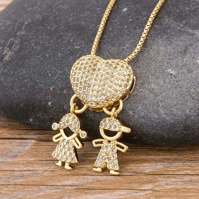 18k Gold Plated - Mother's Love Necklace