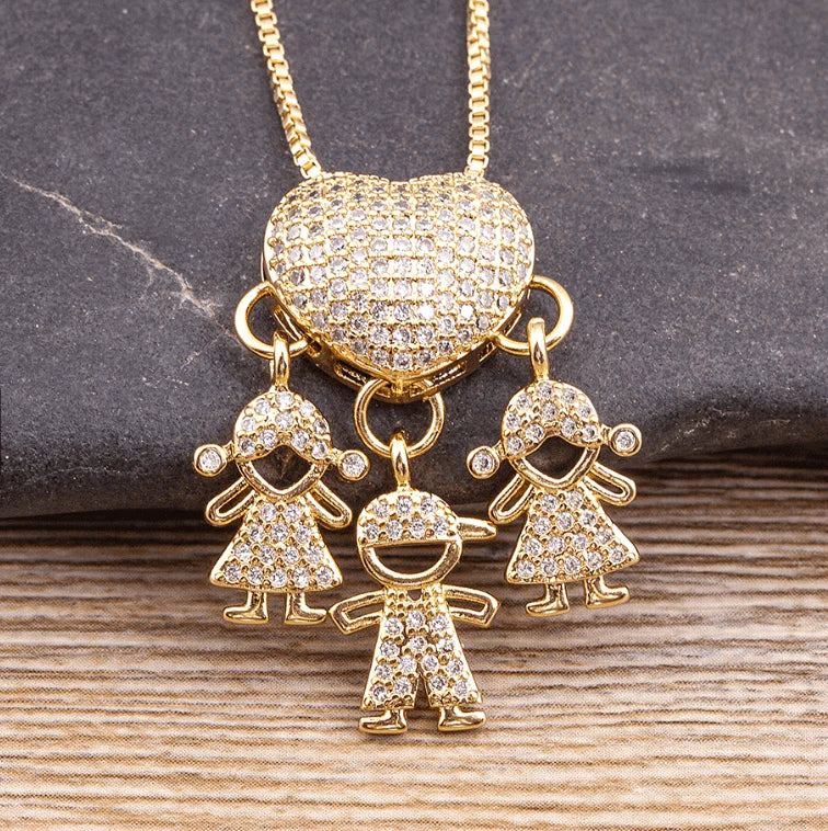 18k Gold Plated - Mother's Love Necklace