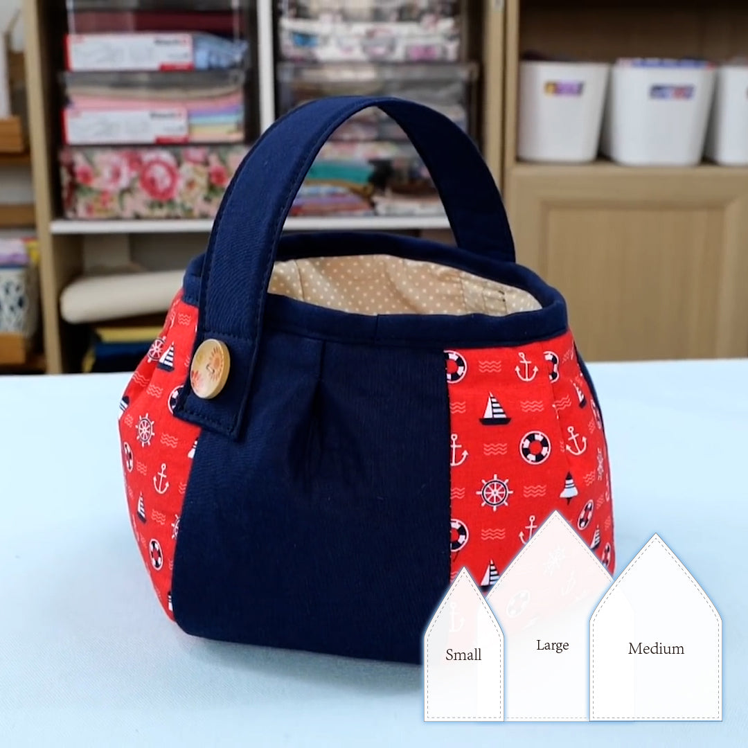 Cute Fabric Basket Template Set