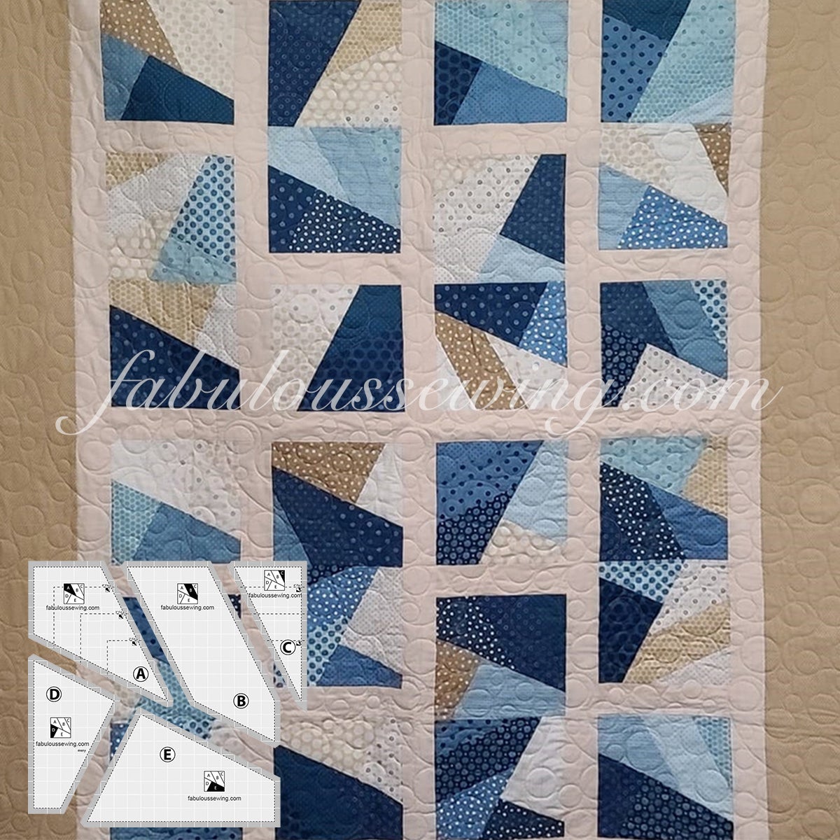 Sewing Quilt Cutting Template Set
