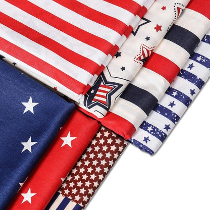 Flag Patchwork Fabrics - 7Pcs