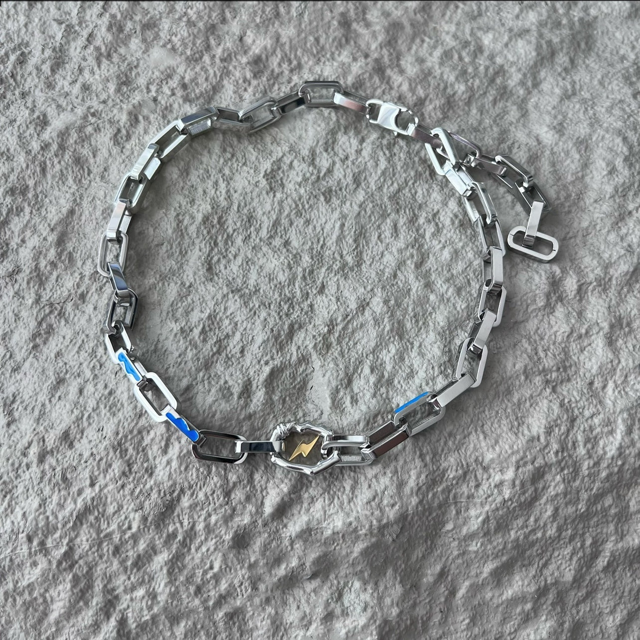 Lightning-Heavy Metal Titanium Steel Necklace