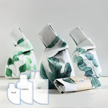 Cute Knot Bag Template Set(3PCS)