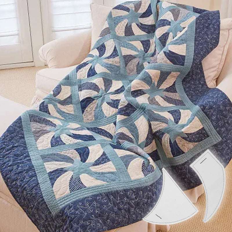 Quick Quilting Pinwheel Template