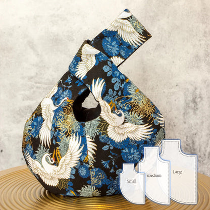 Cute Knot Bag Template Set(3PCS)