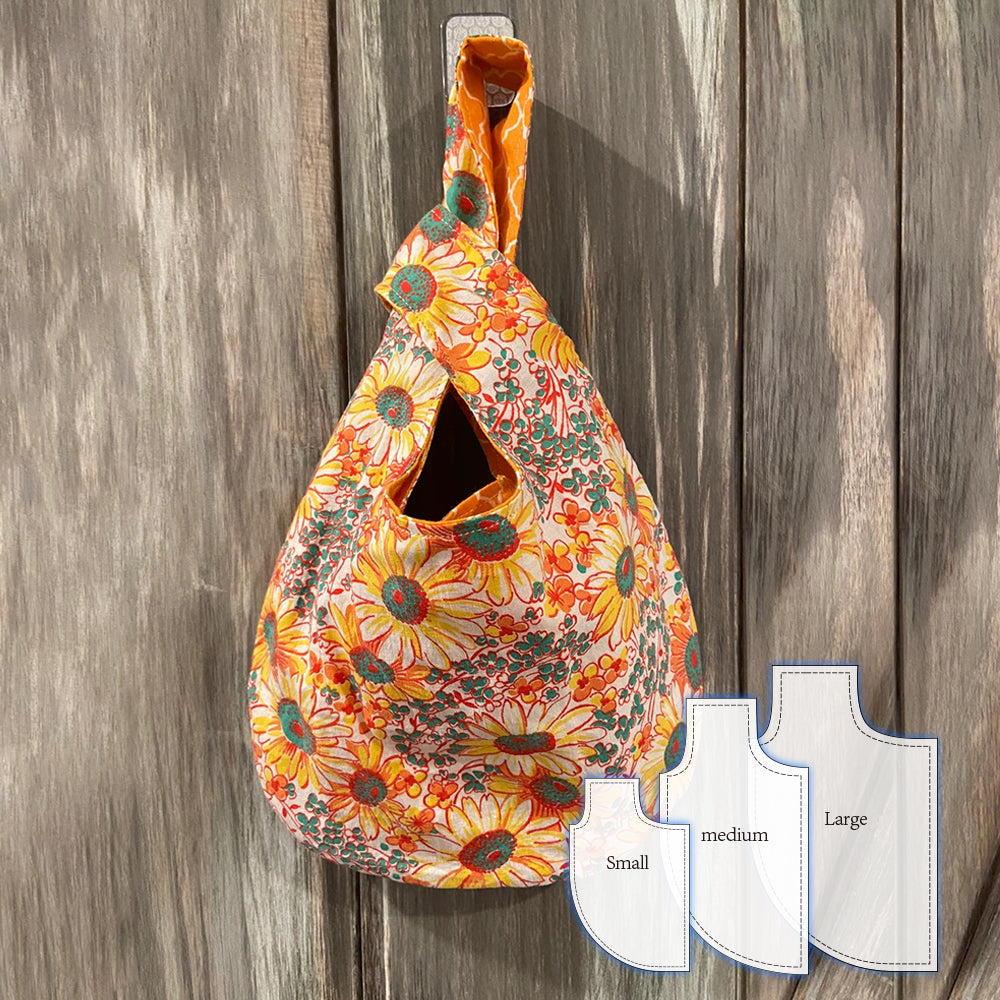 Cute Knot Bag Template Set(3PCS)