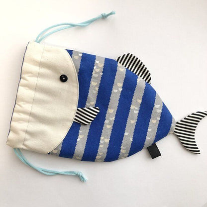 Fish Drawstring Bag Template Set (5PCS)