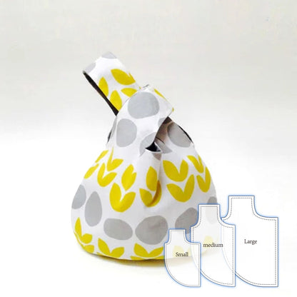 Cute Knot Bag Template Set(3PCS)