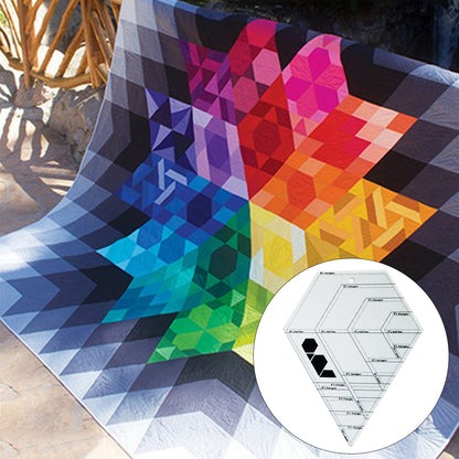 Gemstone Patchwork Ruler - 4 Pcs