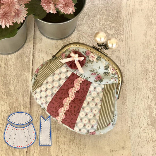 Romantic Purse Pouch Template Set