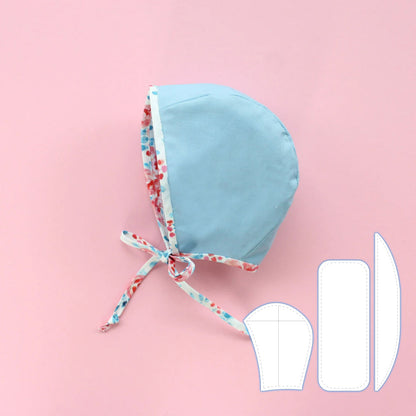 Cute Baby Bonnet Template Set