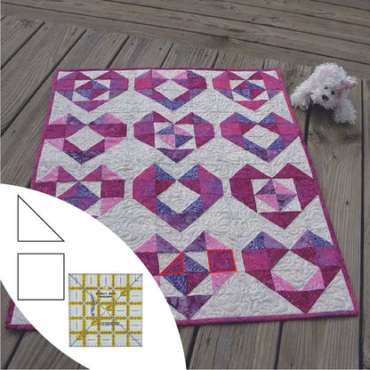 Gemstone Patchwork Ruler - 4 Pcs