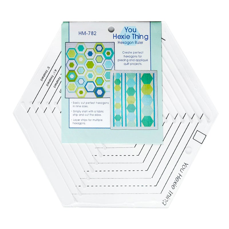 Hexagon Patchwork Quilting Ruler