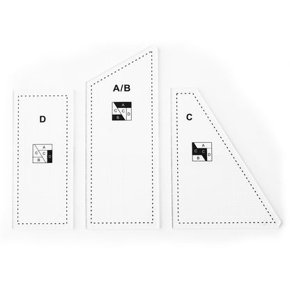 Sewing Quilt Cutting Template Set