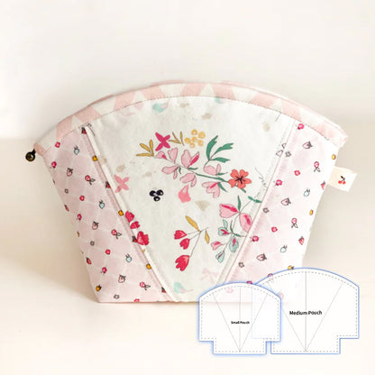 Scallops Zip Pouch Template Set (2PCS)