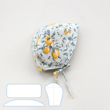 Cute Baby Bonnet Template Set