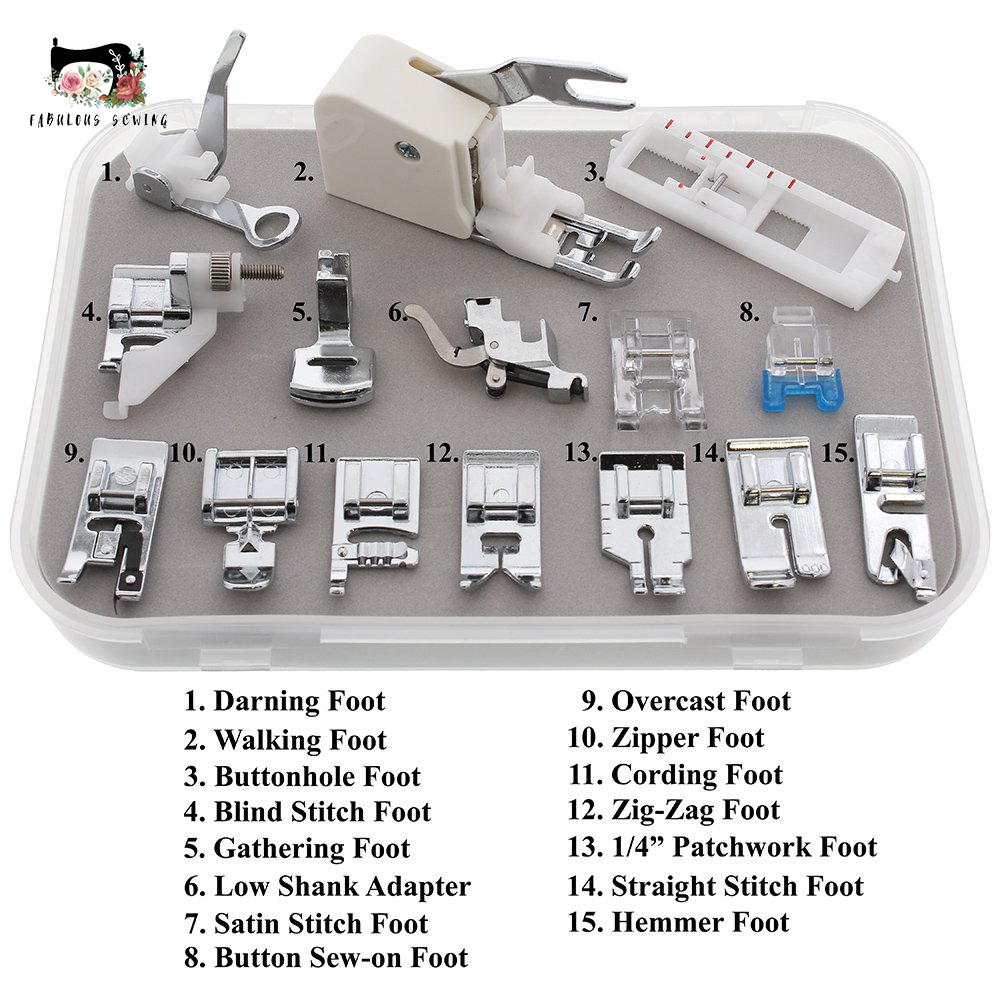 Presser Feet Set 15PCS