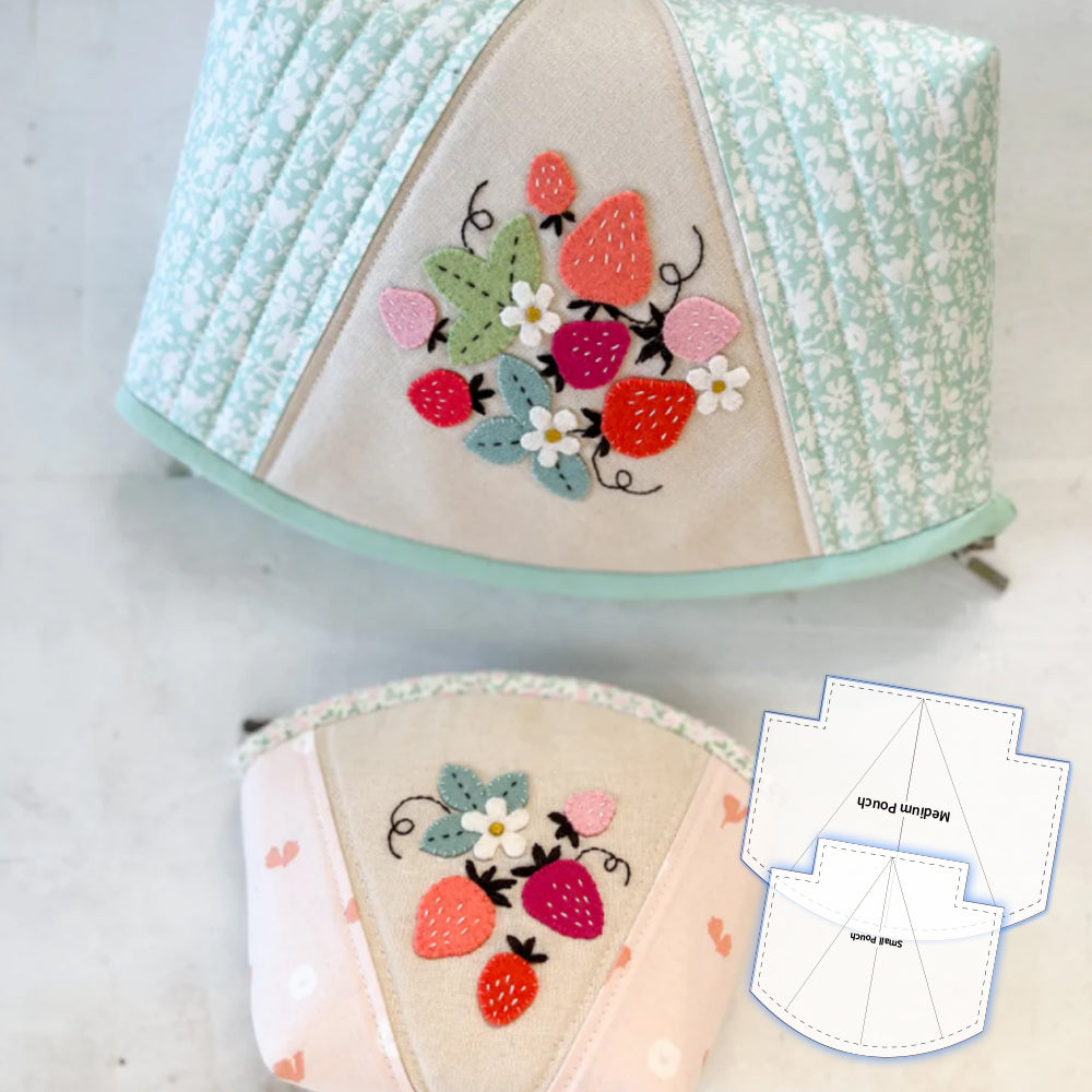 Scallops Zip Pouch Template Set (2PCS)