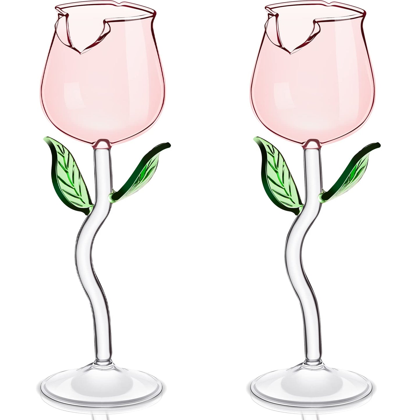 Rose-Shaped Glasses Cup
