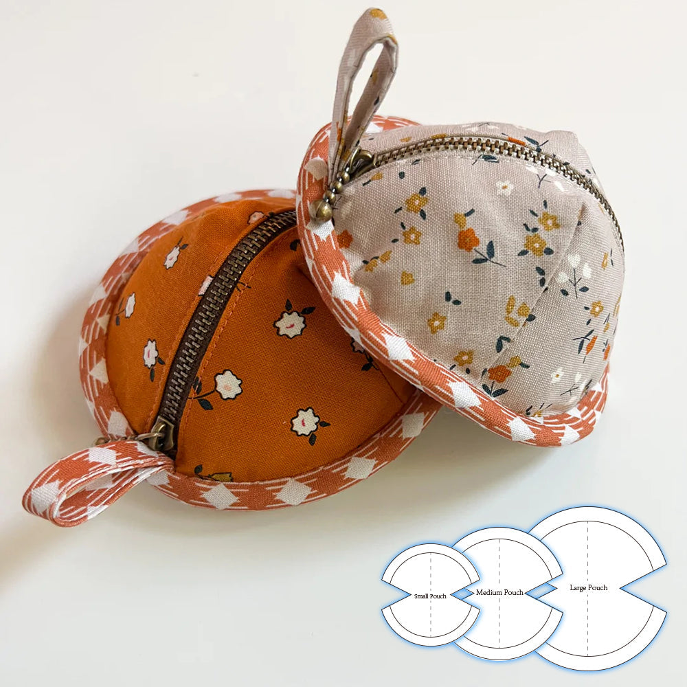 Cute Beetles Pouch Template Set(3PCS)