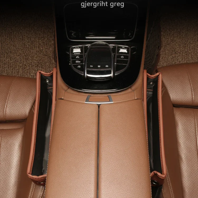Exclusive Universal Leather Car Seat Storage Slot