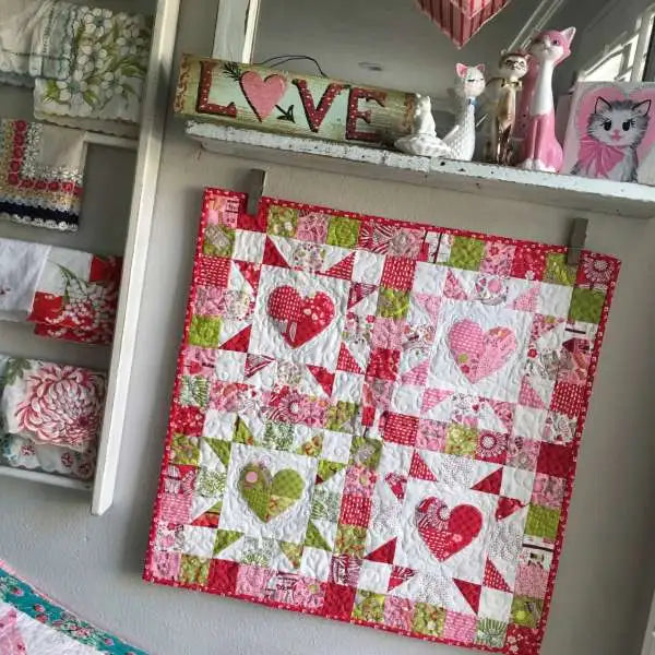 Heart Pattern Quilting & Patchwork Template(3PCS)