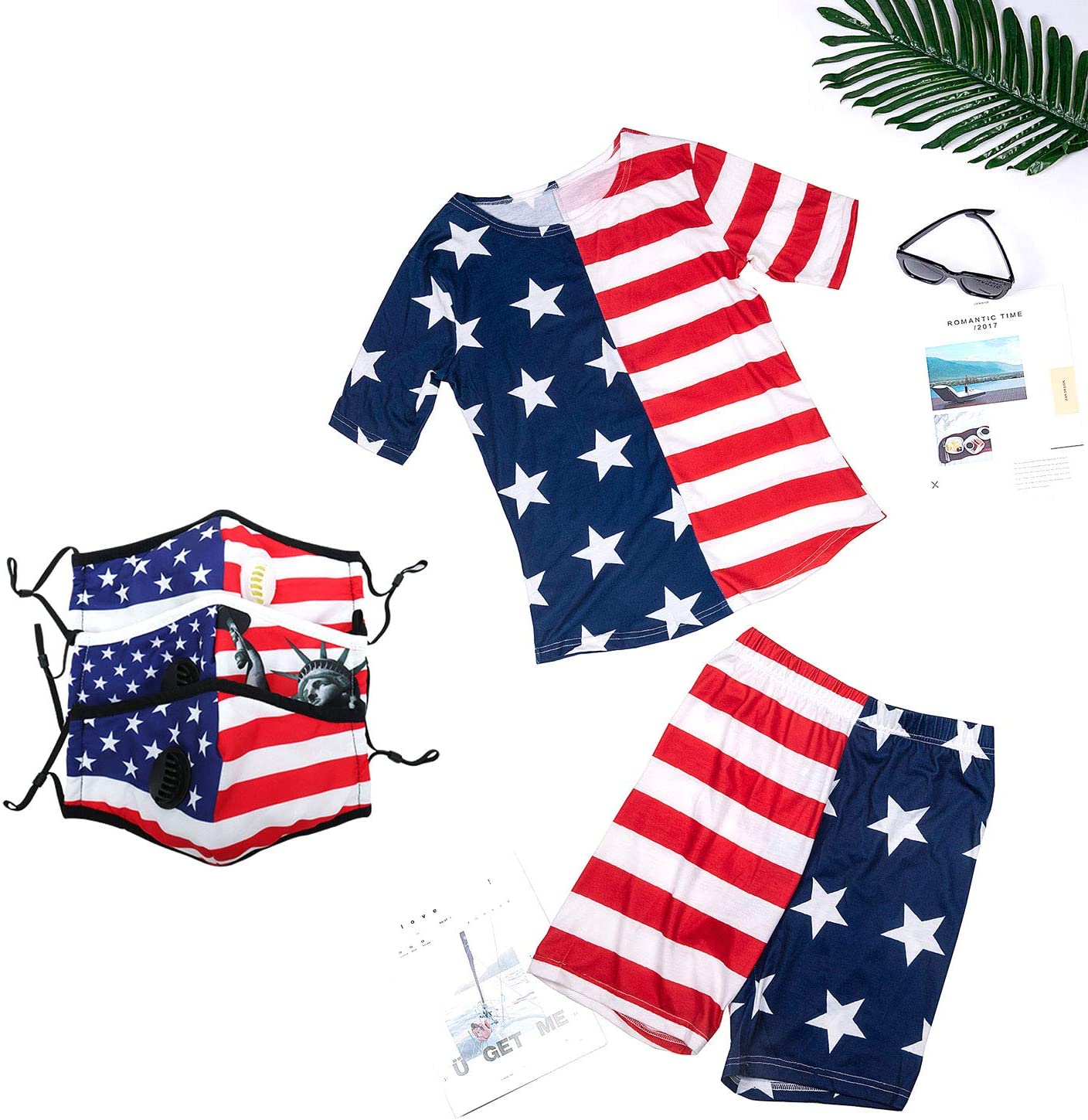 Flag Patchwork Fabrics - 7Pcs