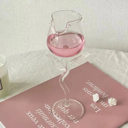 Rose-Shaped Glasses Cup