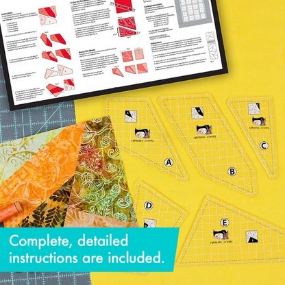 Sewing Quilt Cutting Template Set